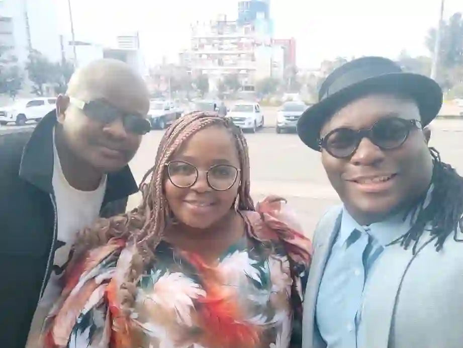 Members of the GCS delegation on a street in Maputo