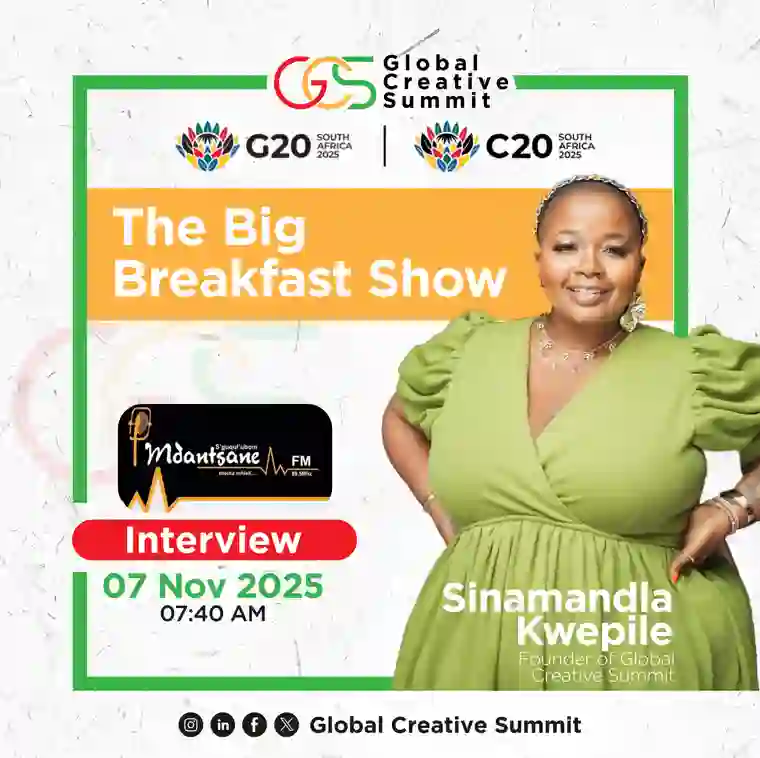 The Big Breakfast Show interview announcement on Mdantsane FM